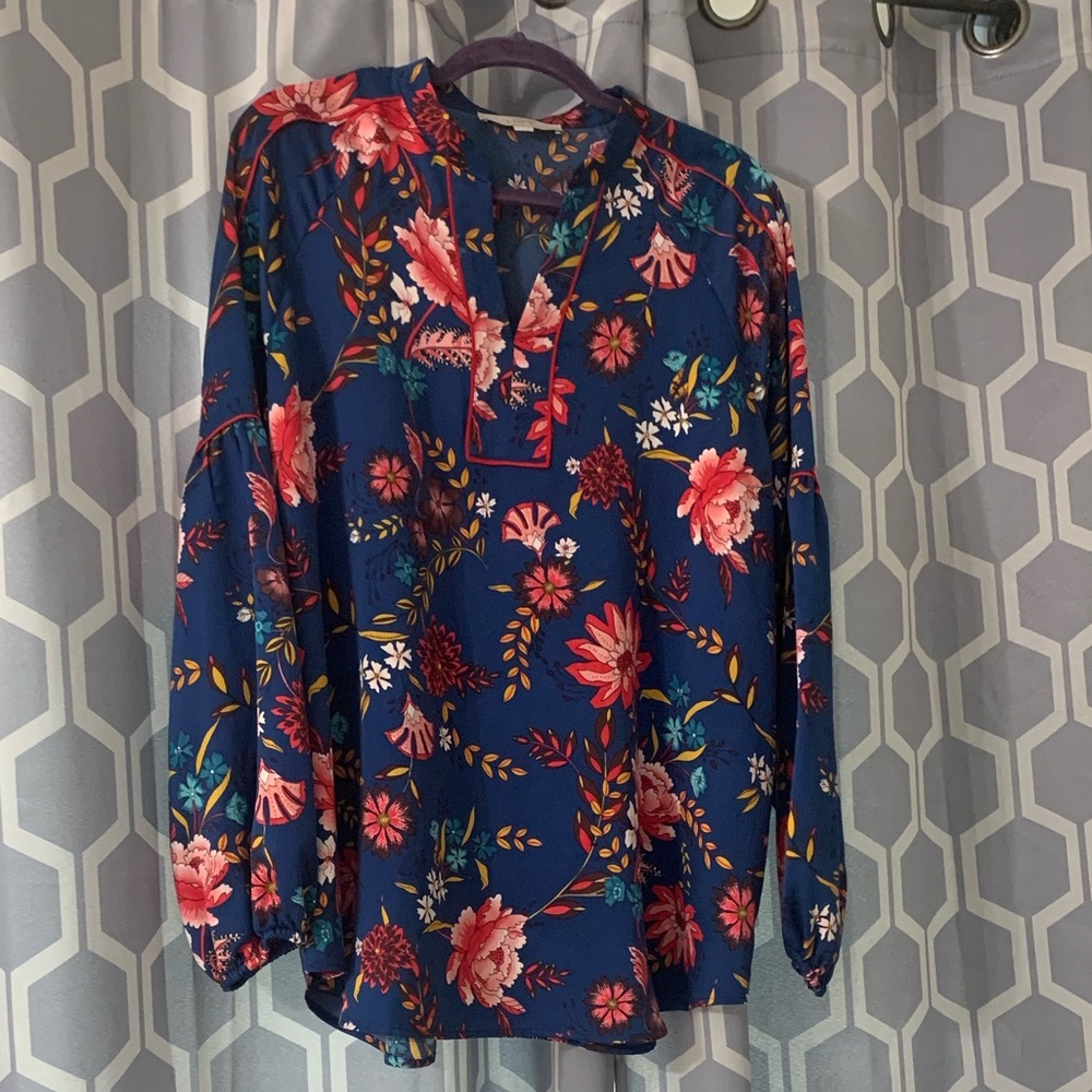 Loft Floral tunic SZ XL